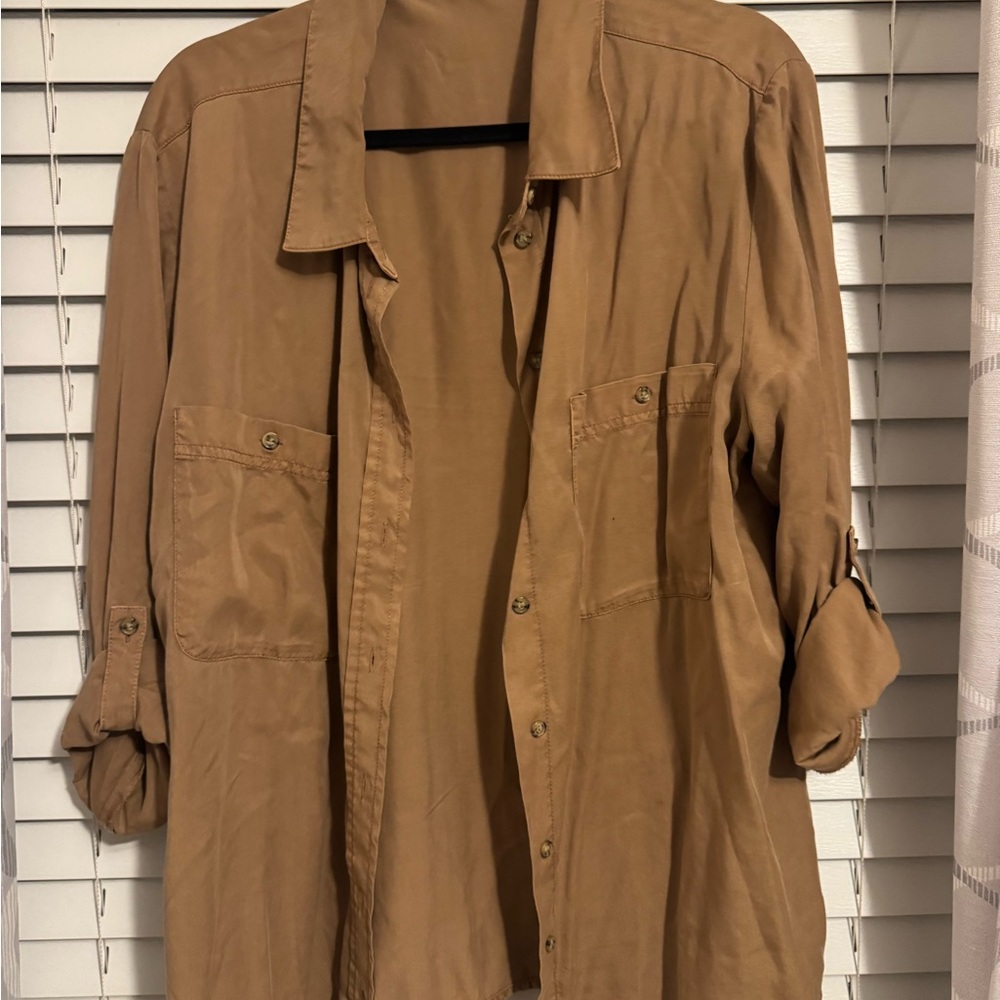 Sanctuary Men's Light Brown Shirt Jacket